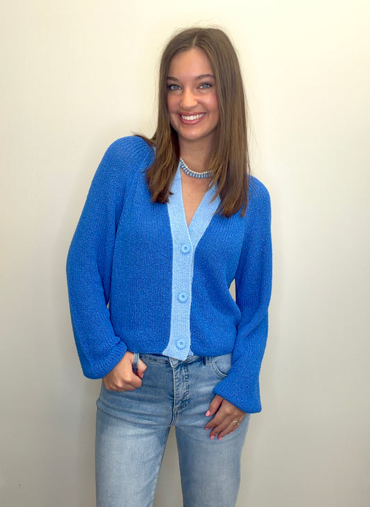 V Neck Button Cardigan