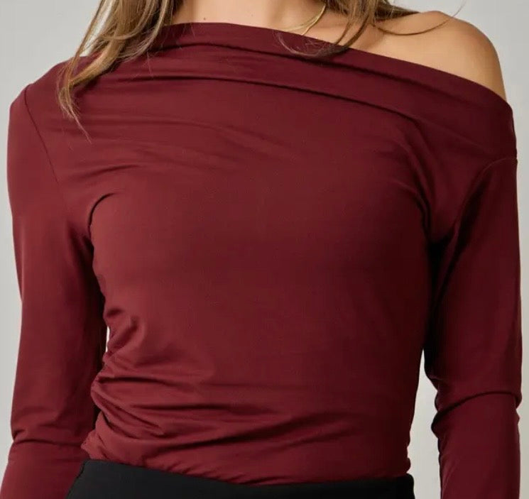 Asymmetrical Draped Top