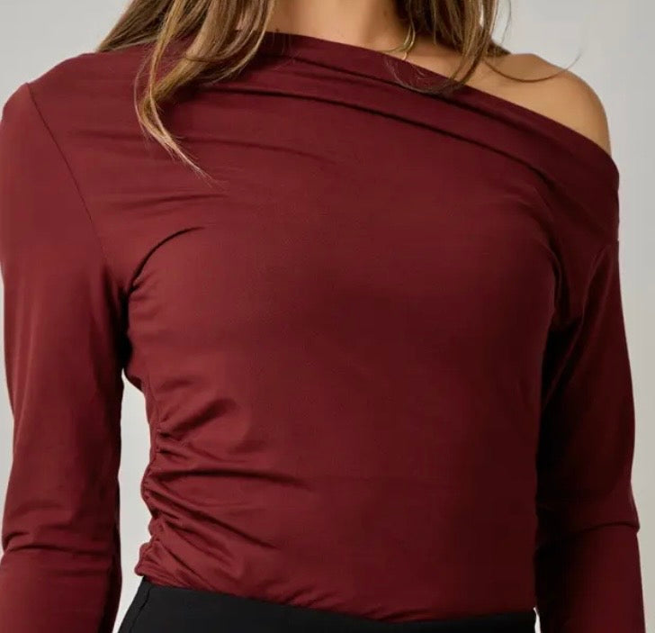 Asymmetrical Draped Top