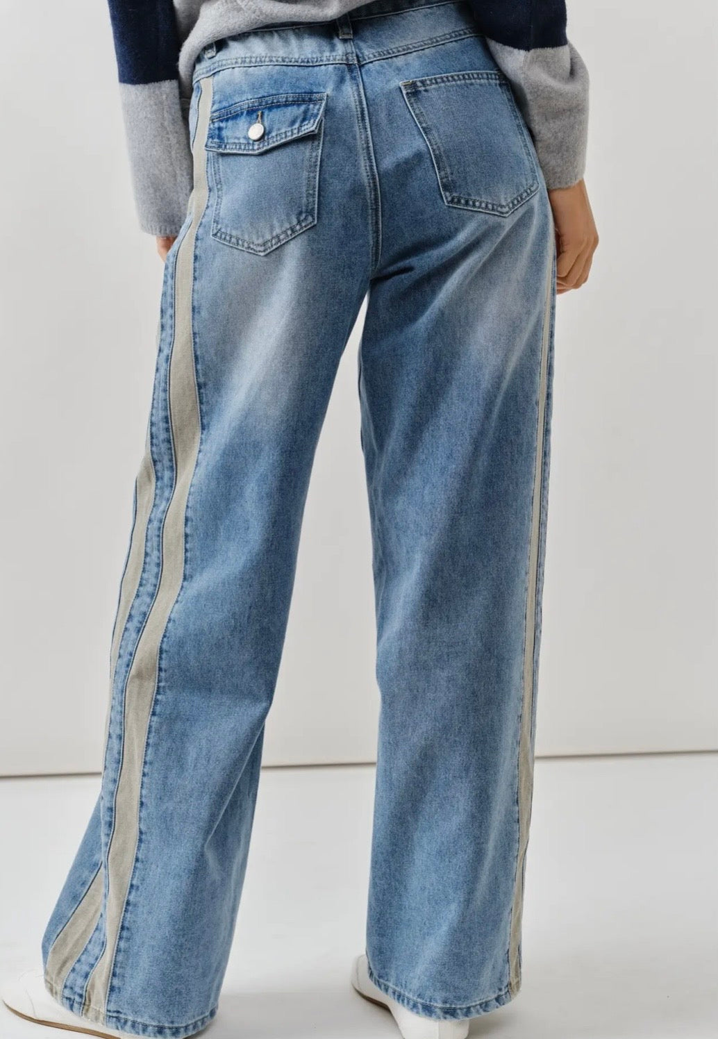 Athletic Stripe Jeans