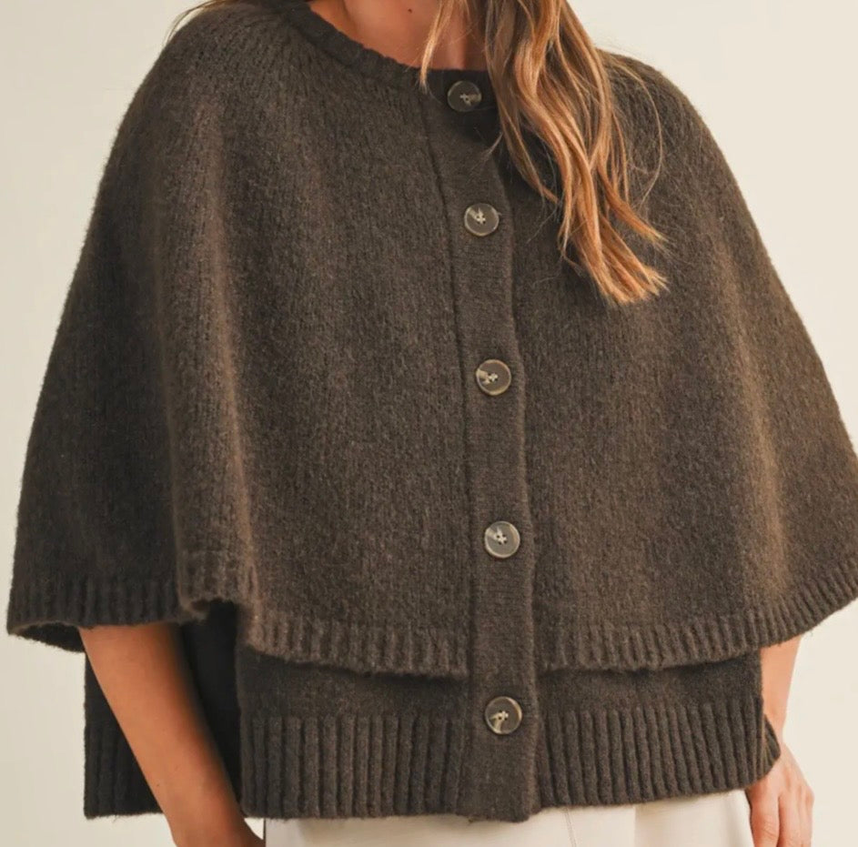 Chocolate Capelet