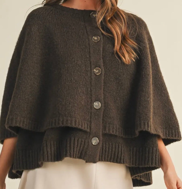 Chocolate Capelet