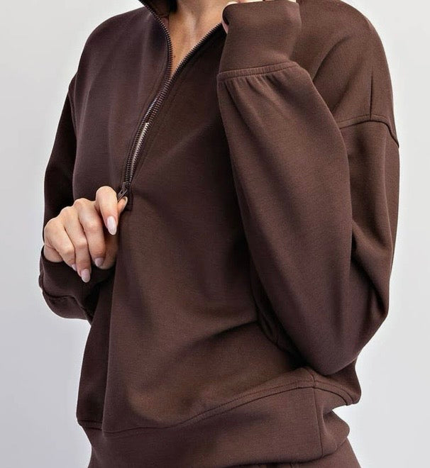 Scuba Zip Pullover