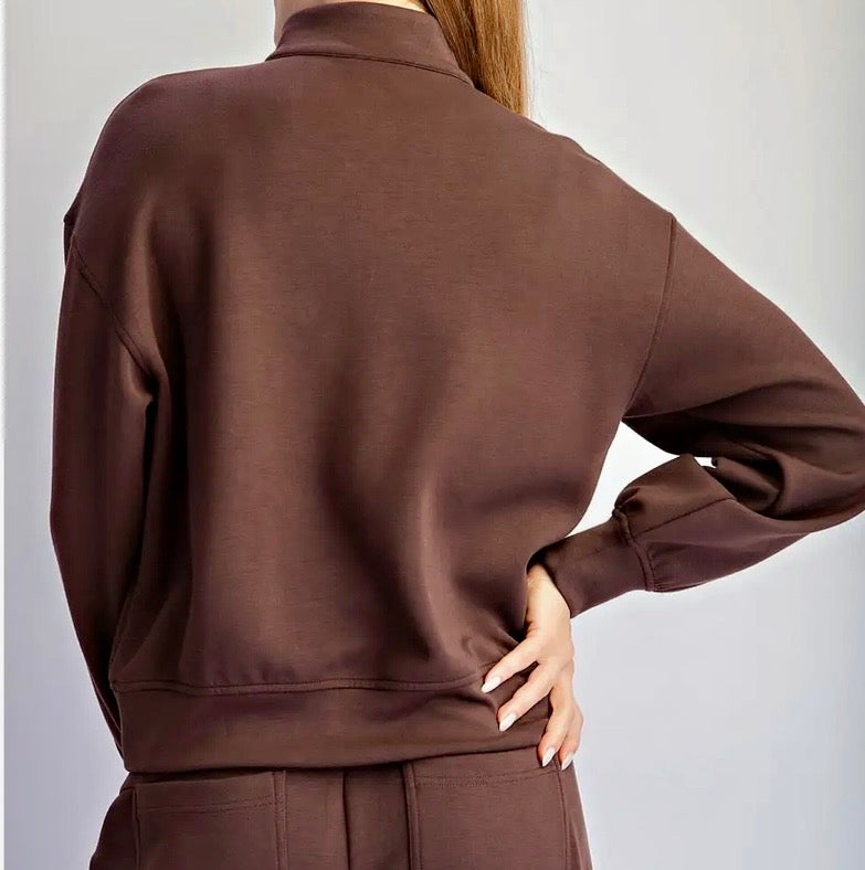 Scuba Zip Pullover
