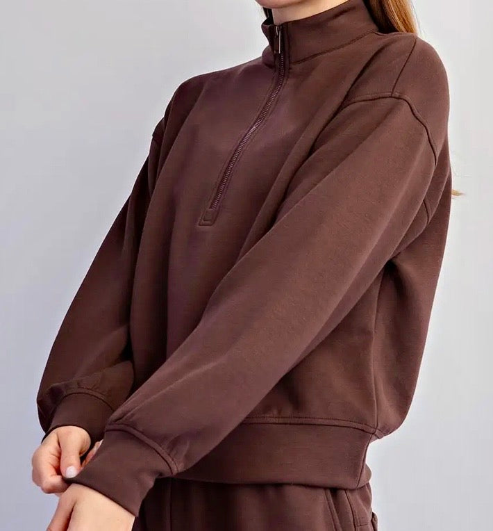 Scuba Zip Pullover