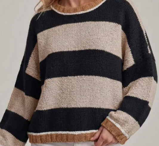 Wide Stripe Sweater