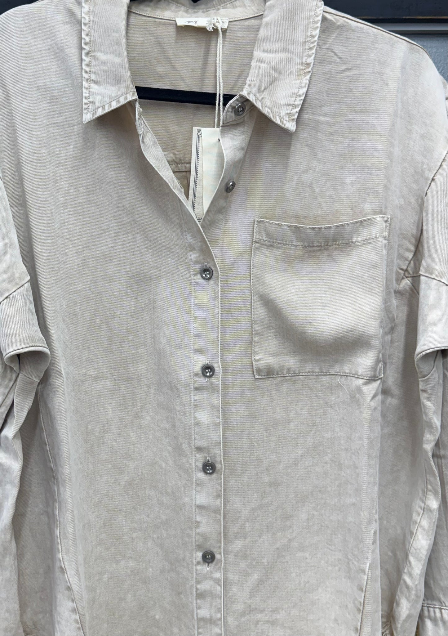 Frayed Hem Shirt