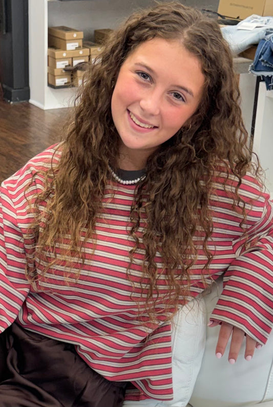 Striped Lounge Top
