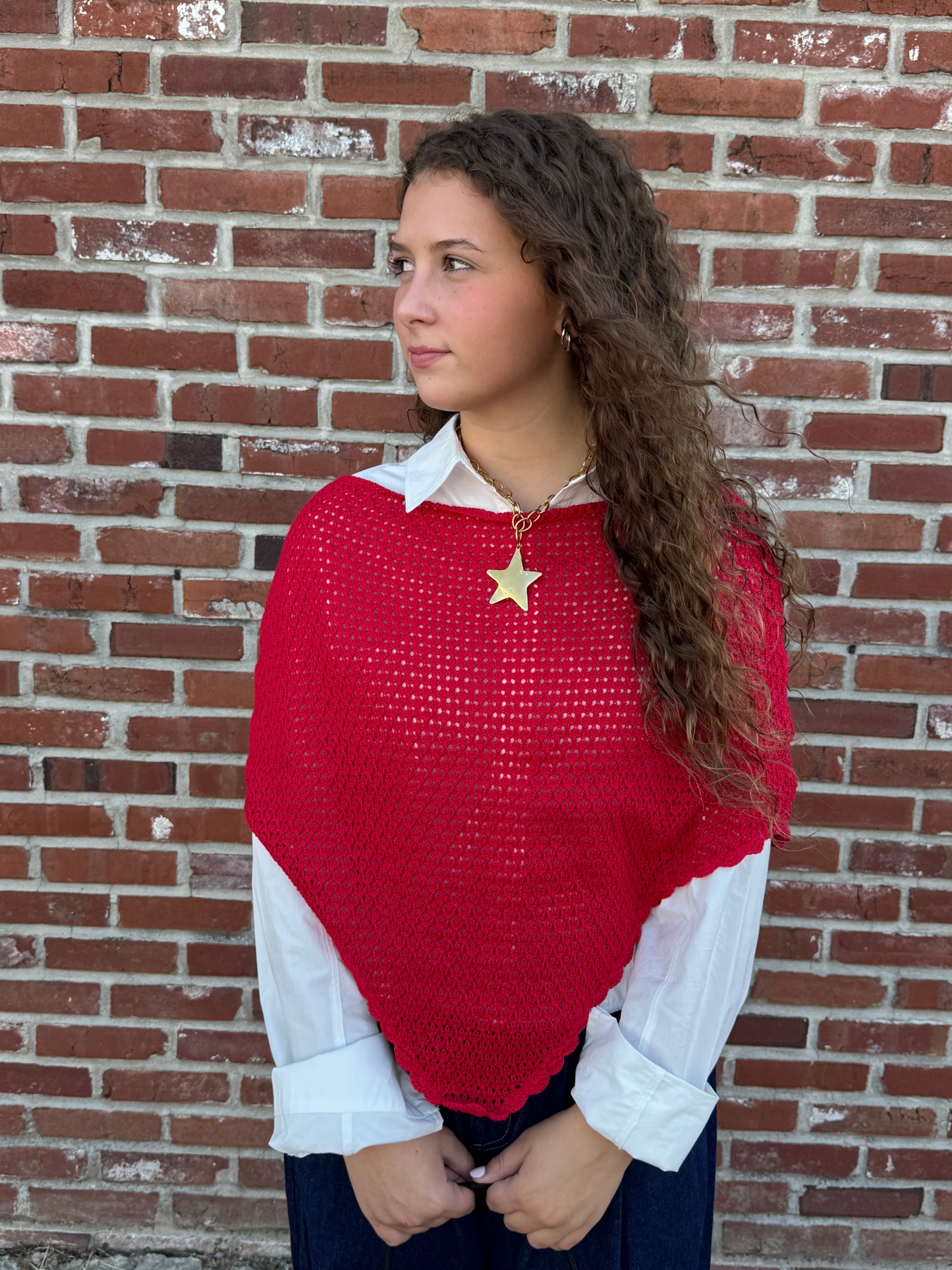Red Poncho