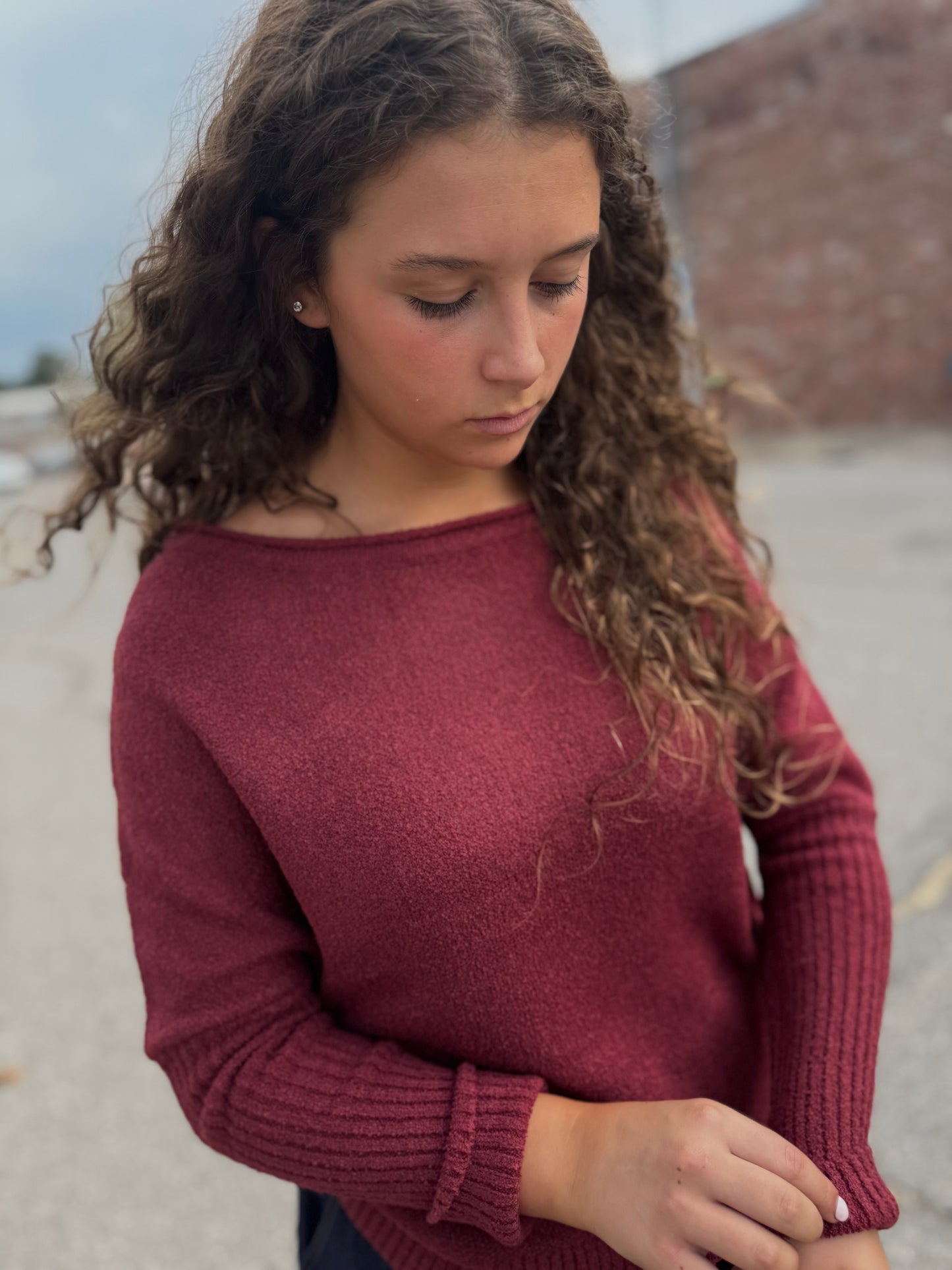 Boatneck Dolman Sweater