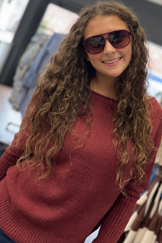 Boatneck Dolman Sweater