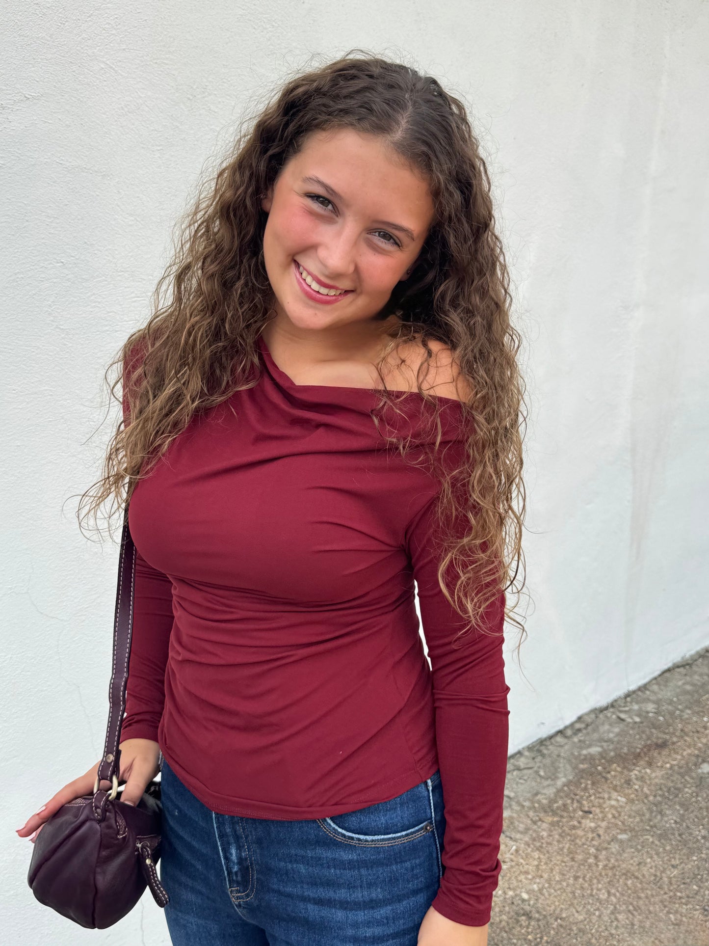 Asymmetrical Draped Top
