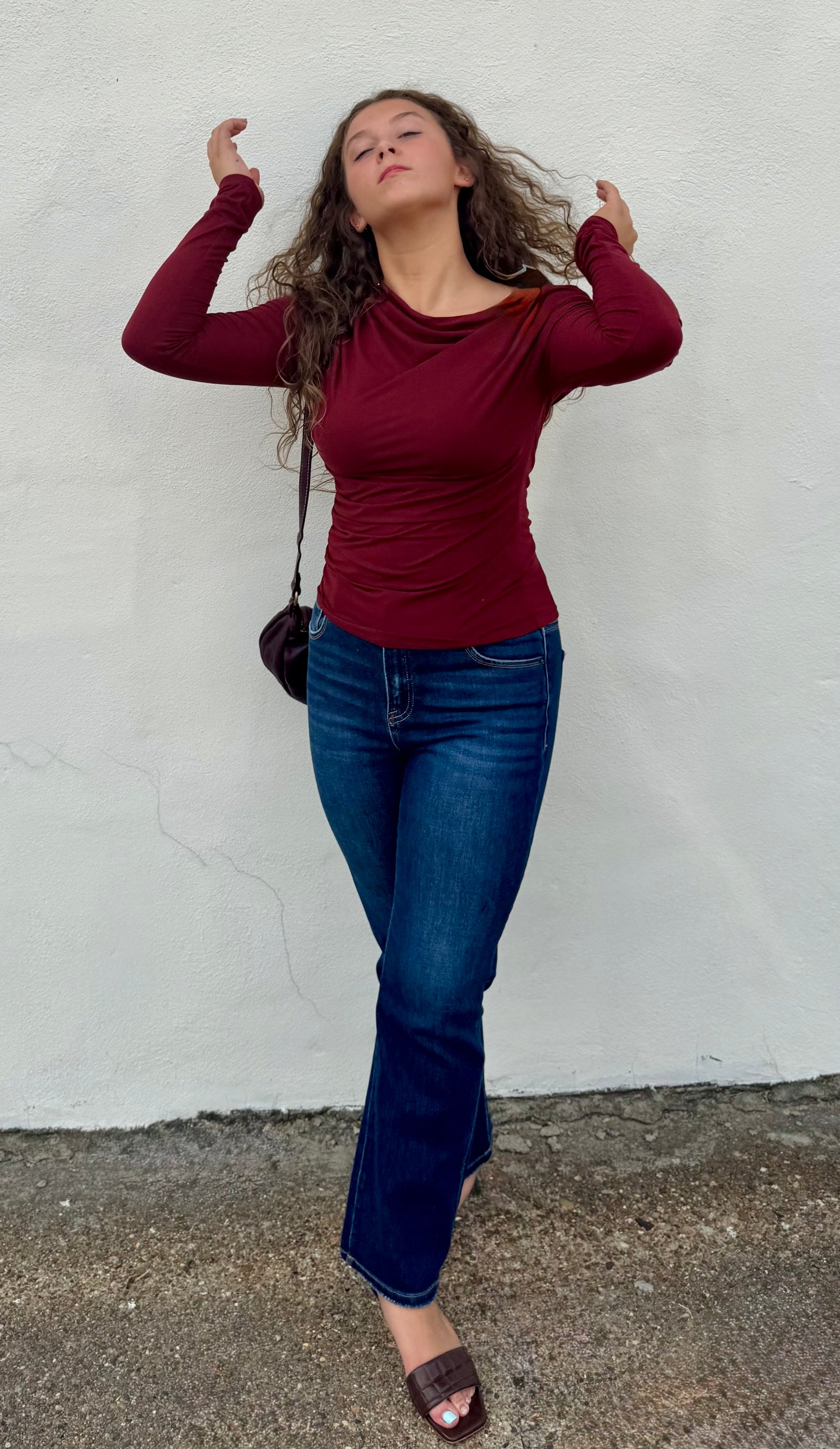 Asymmetrical Draped Top