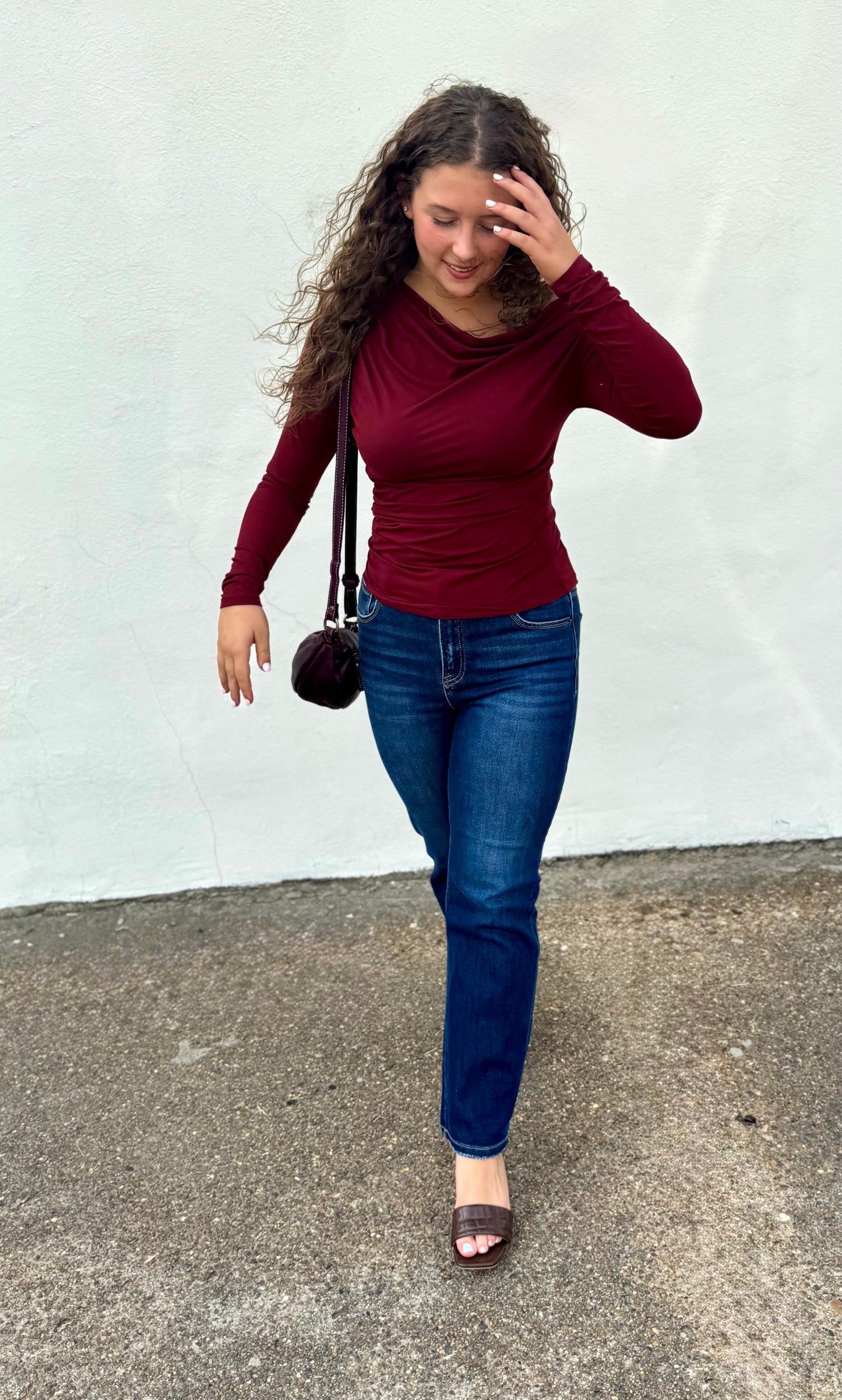 Asymmetrical Draped Top