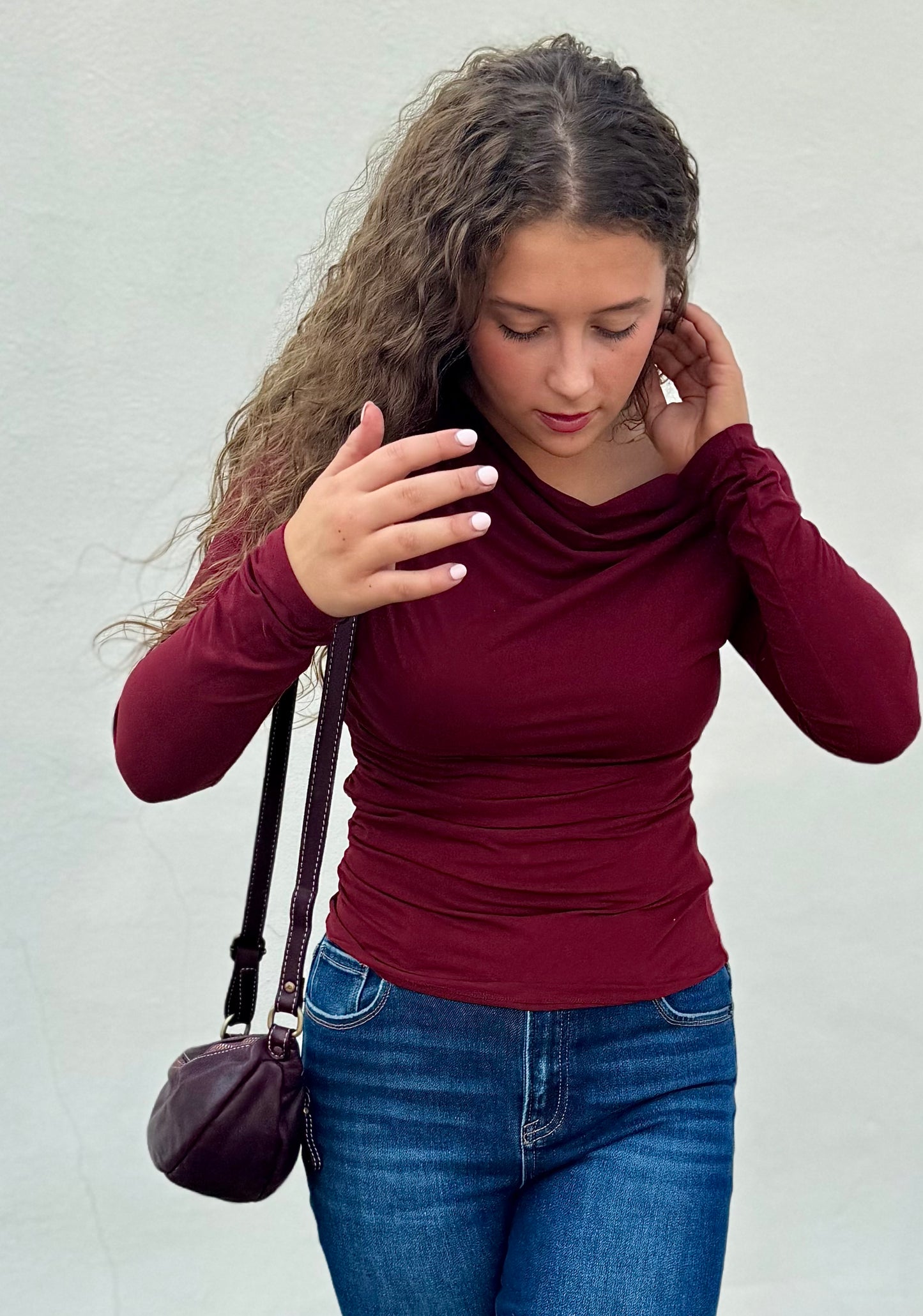 Asymmetrical Draped Top