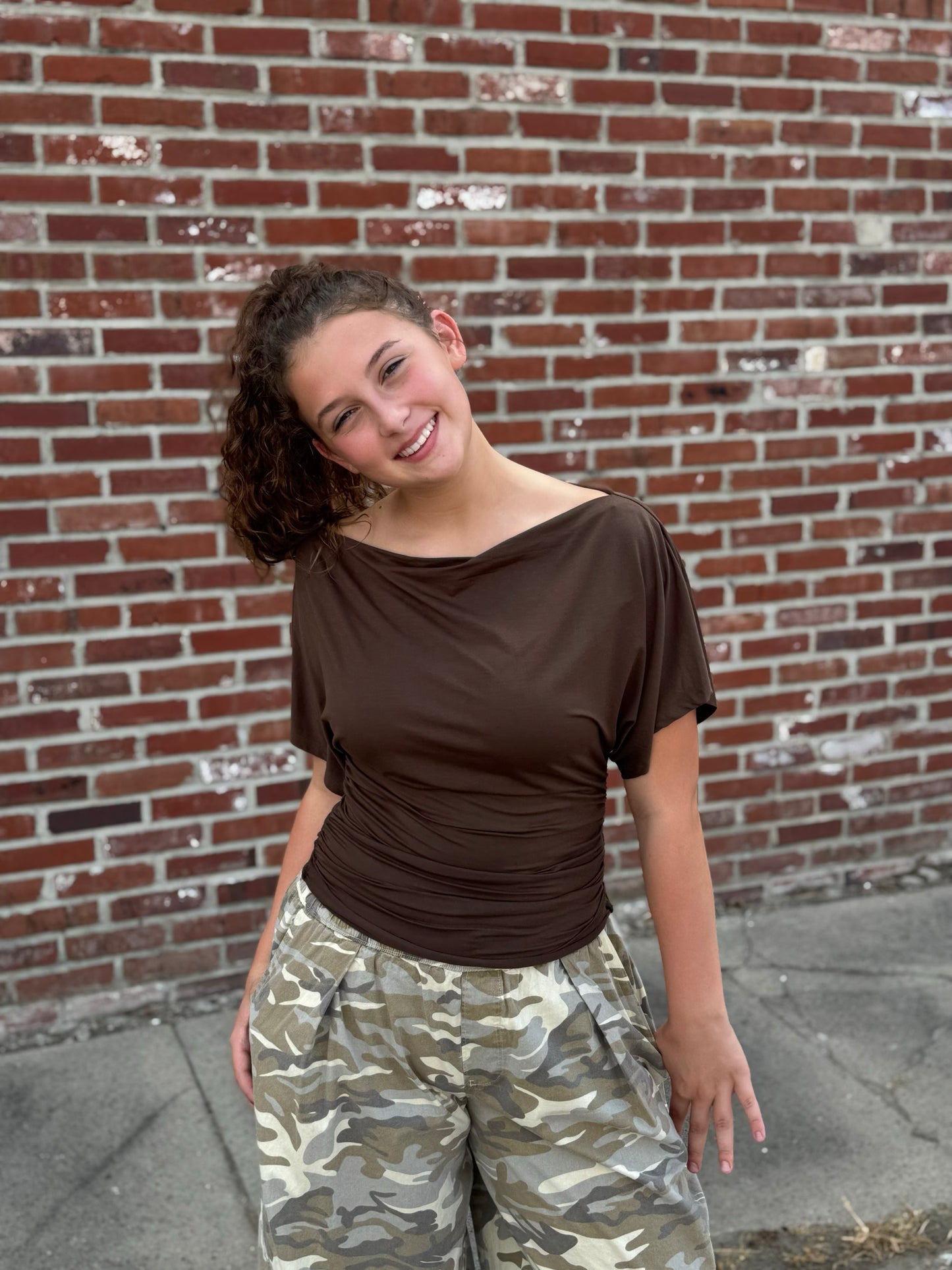 Livia  Cowl Neck Top