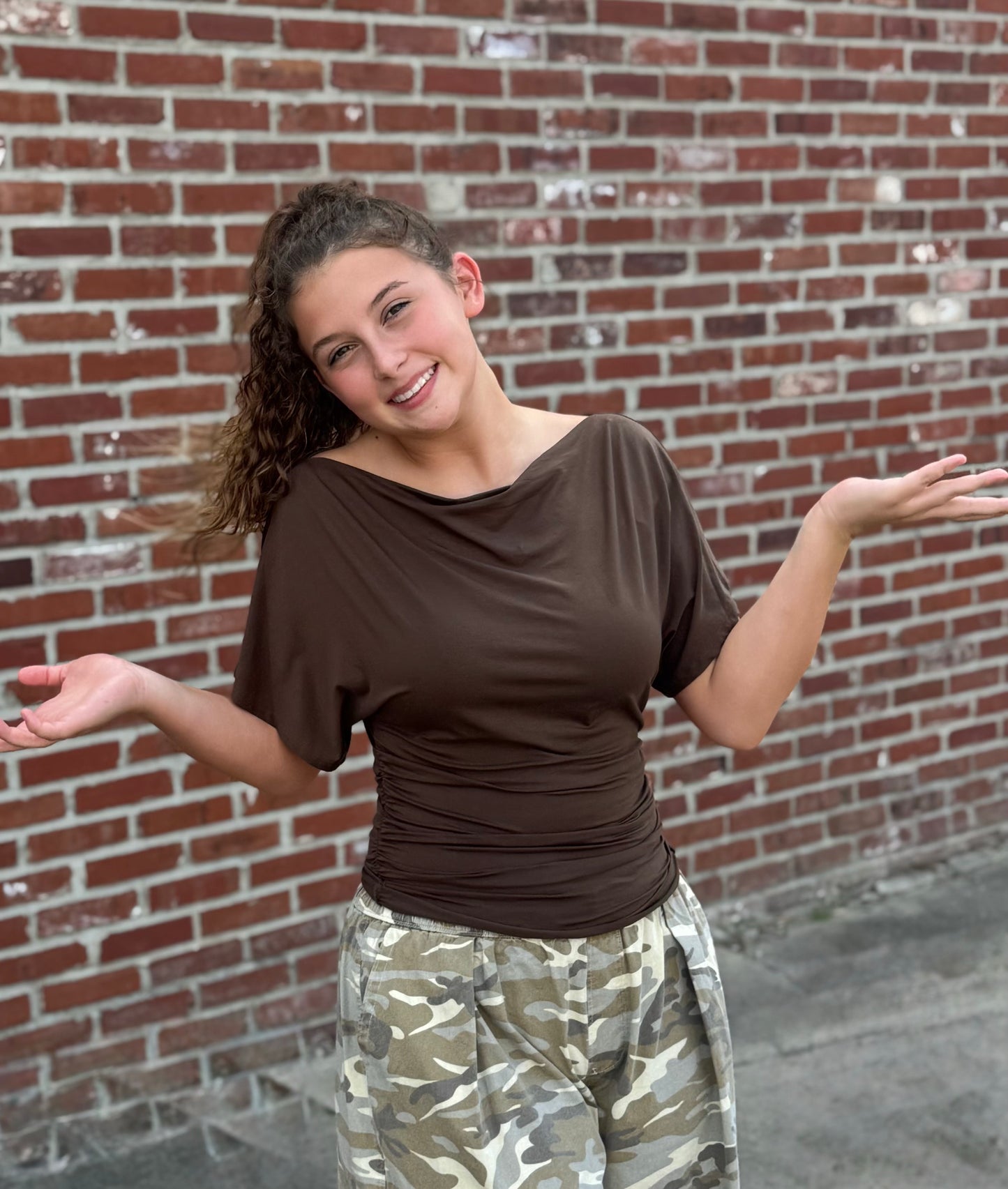 Livia  Cowl Neck Top