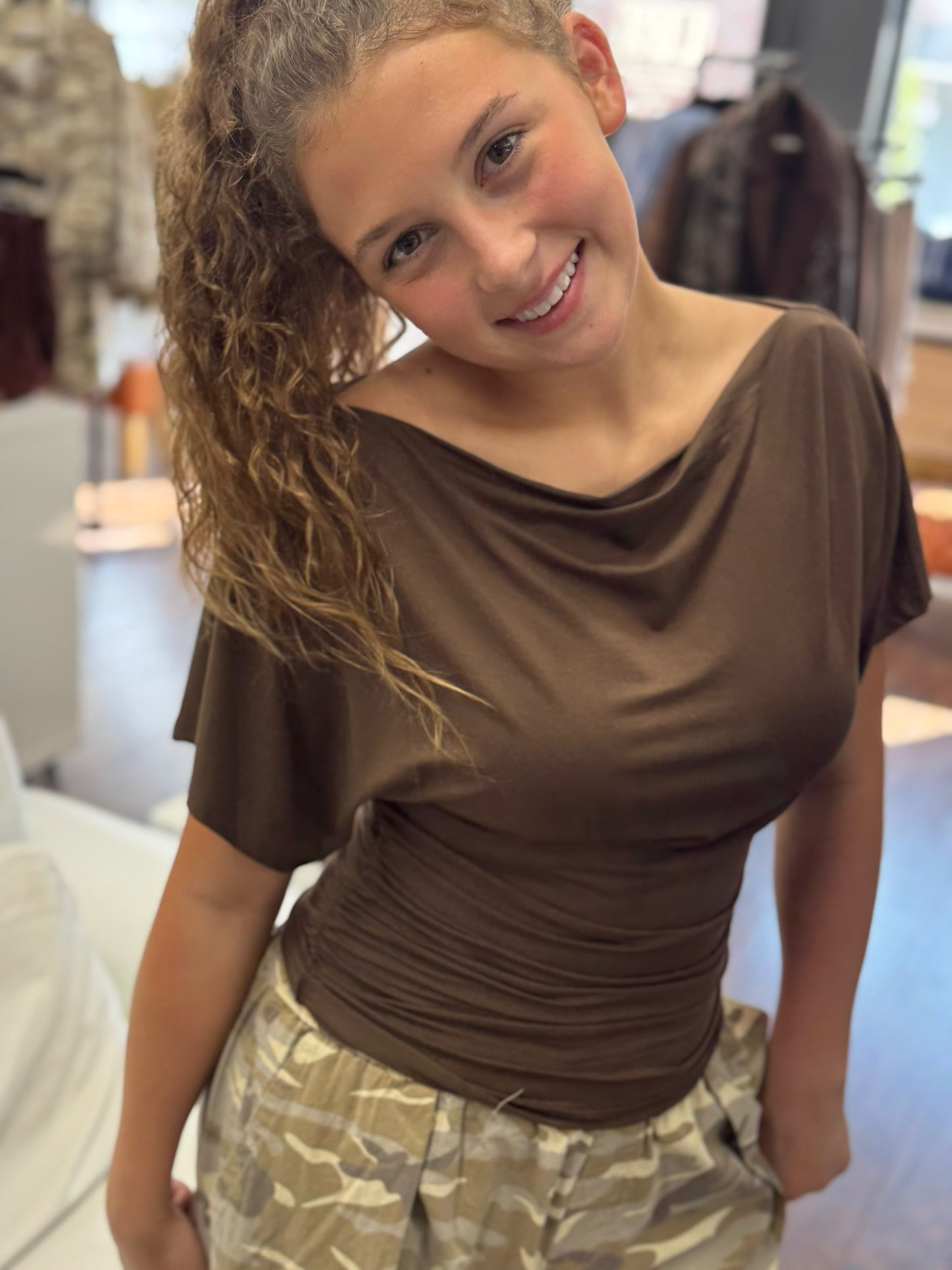 Livia  Cowl Neck Top