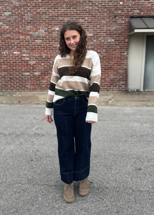Dark Denim Crop Jeans