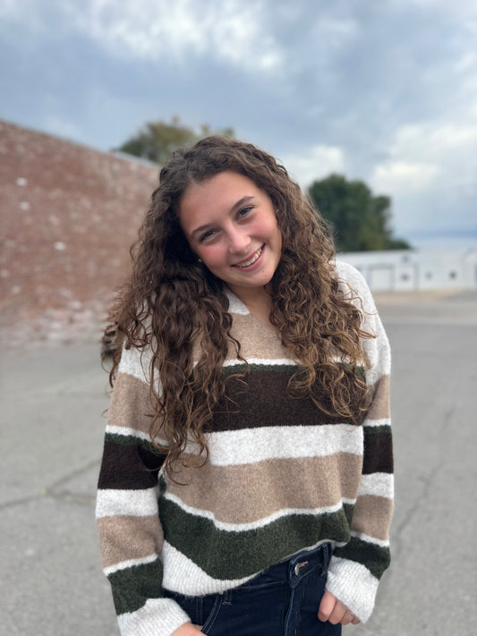 Everyday Striped Sweater