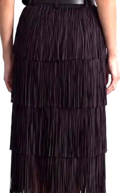 Fringe Maxi Skirt