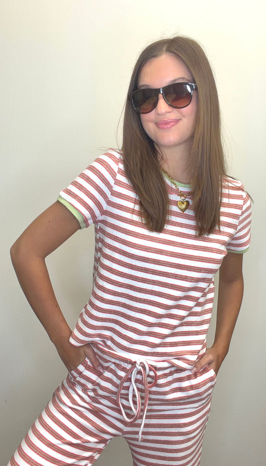Short Sleeve Terry Top