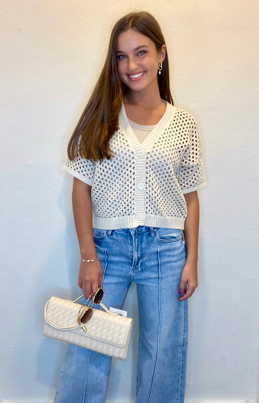 Short Sleeve Cardigan
