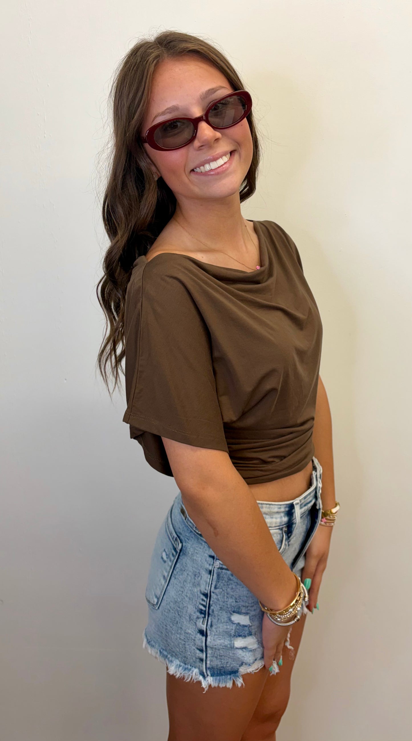 Livia  Cowl Neck Top