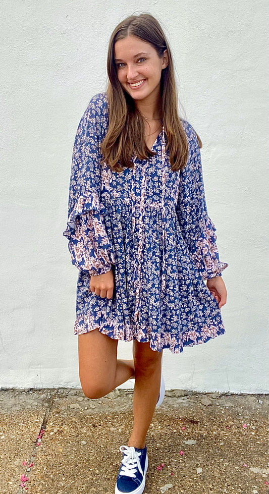 Floral Ruffle Dress