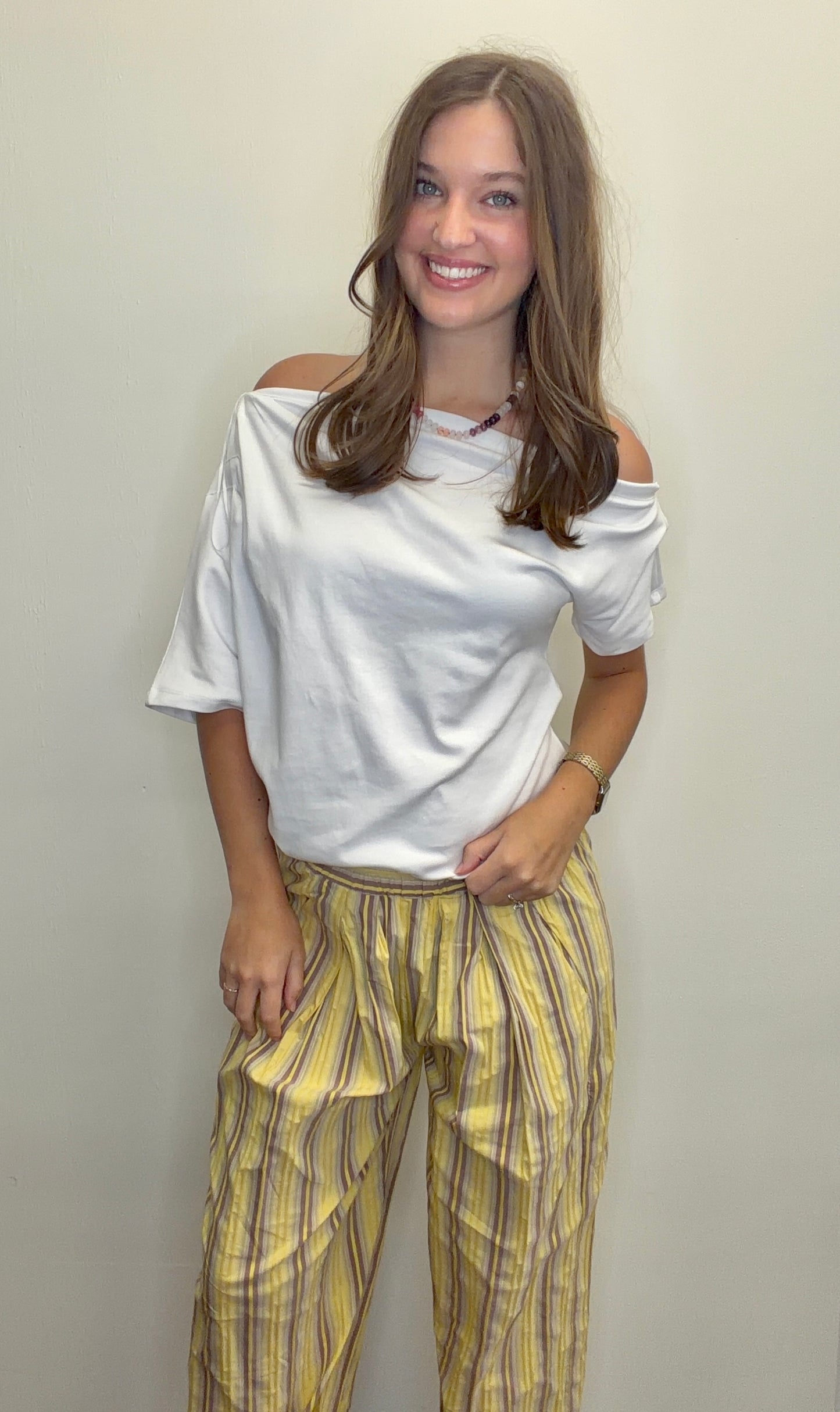 Striped Parachute Pants