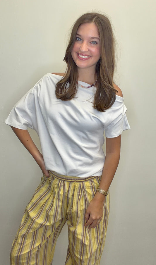 Striped Parachute Pants