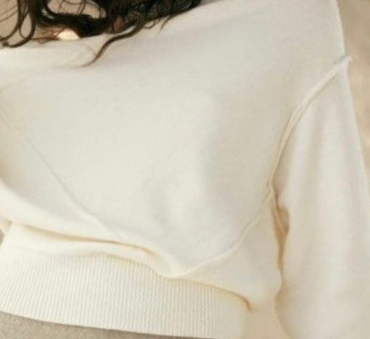 Exposed Seam Sweater