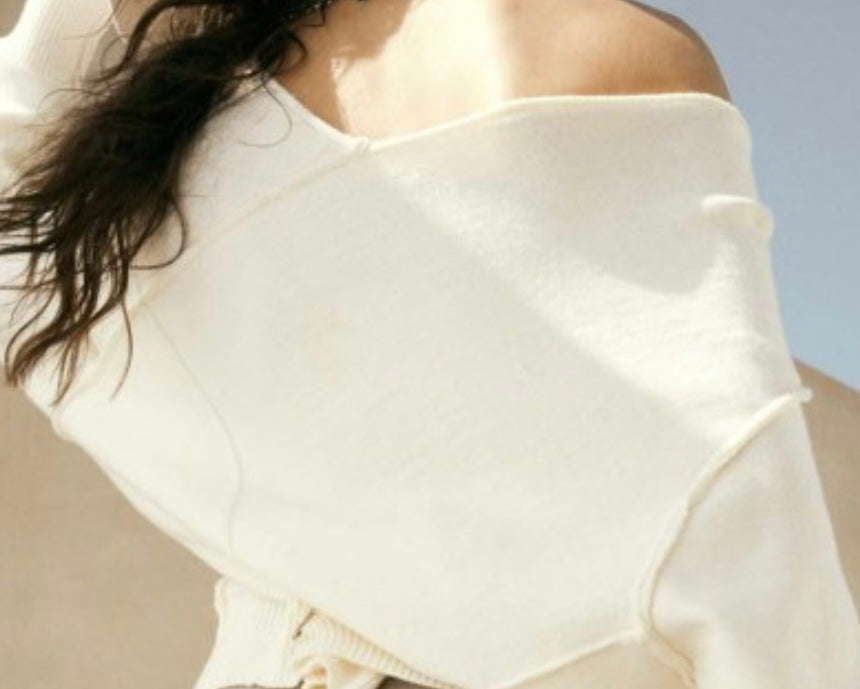 Exposed Seam Sweater