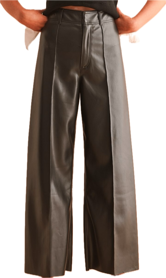 Brown Leather Pants