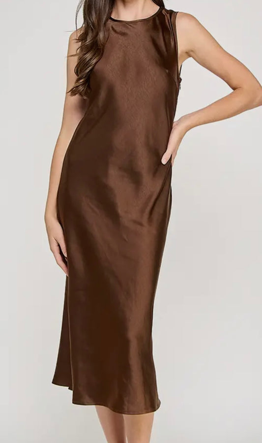 Satin Slip Dress