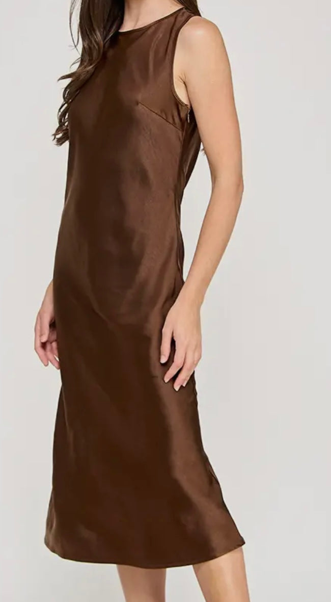 Satin Slip Dress