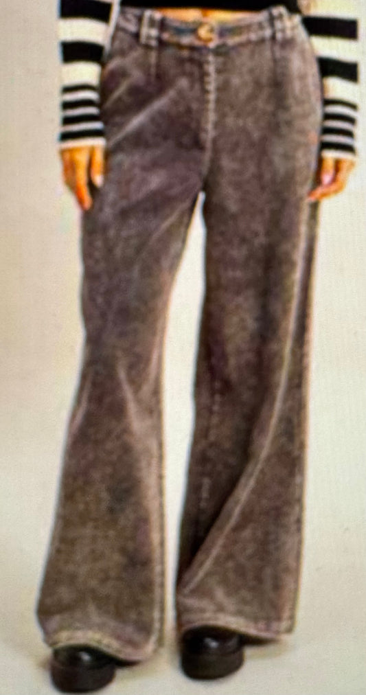 Charcoal Corduroy Pants