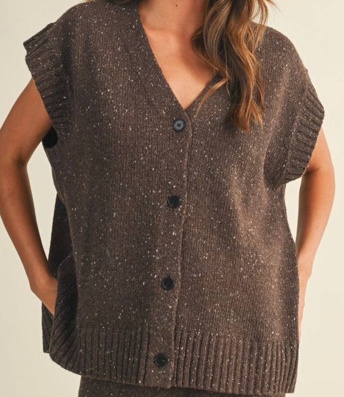 Button Front Vest