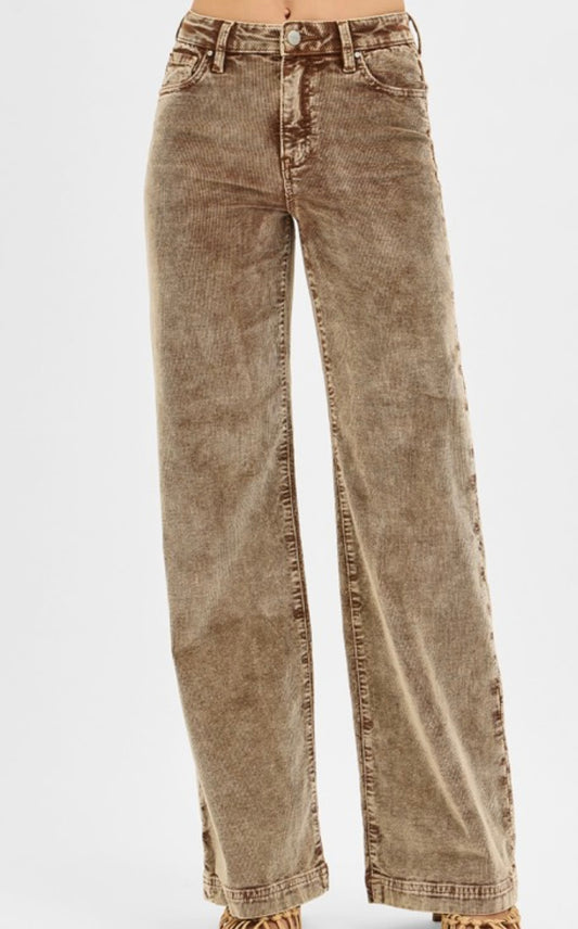 Wide Leg Corduroy Pants