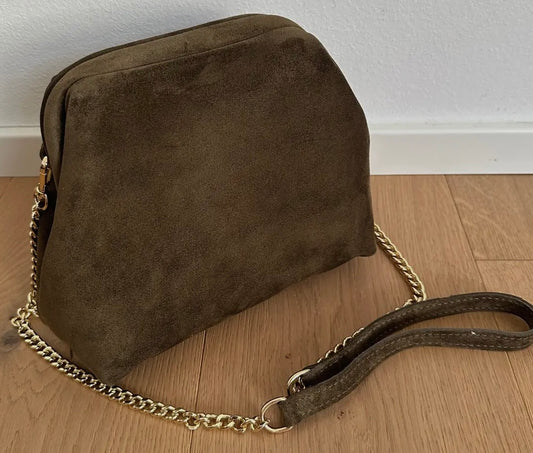Suede Clutch