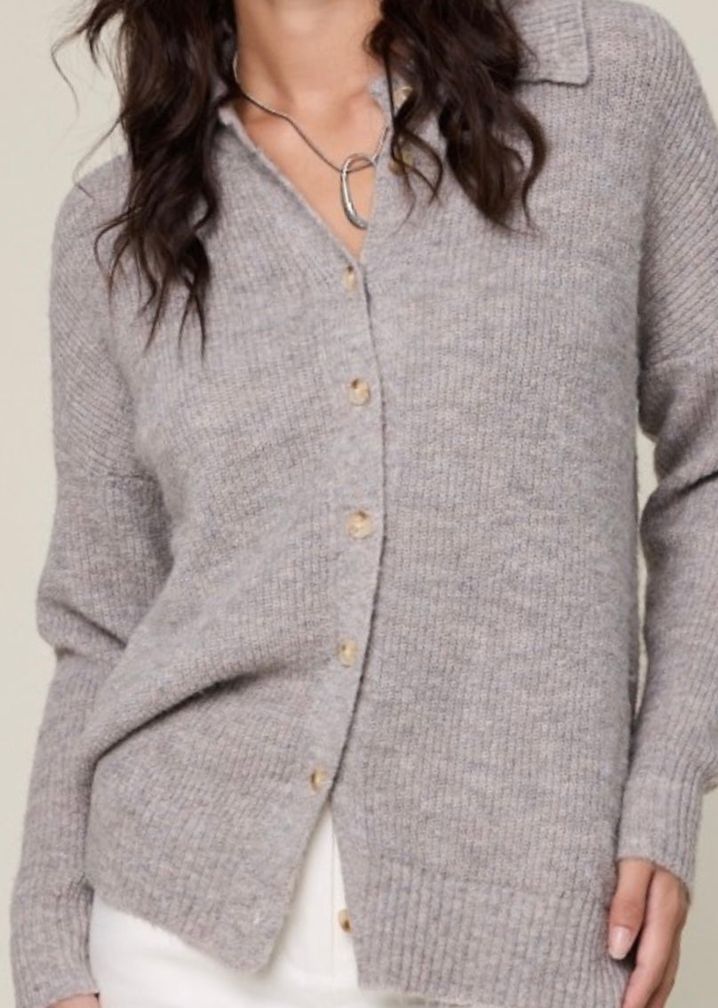 Button Front Cardigan