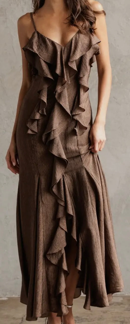 Ruffled Maxi Dress