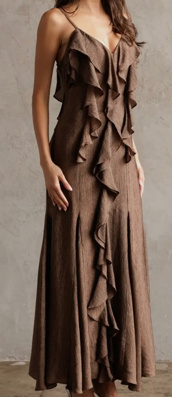 Ruffled Maxi Dress