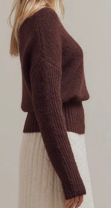 Off Shoulder Sweater