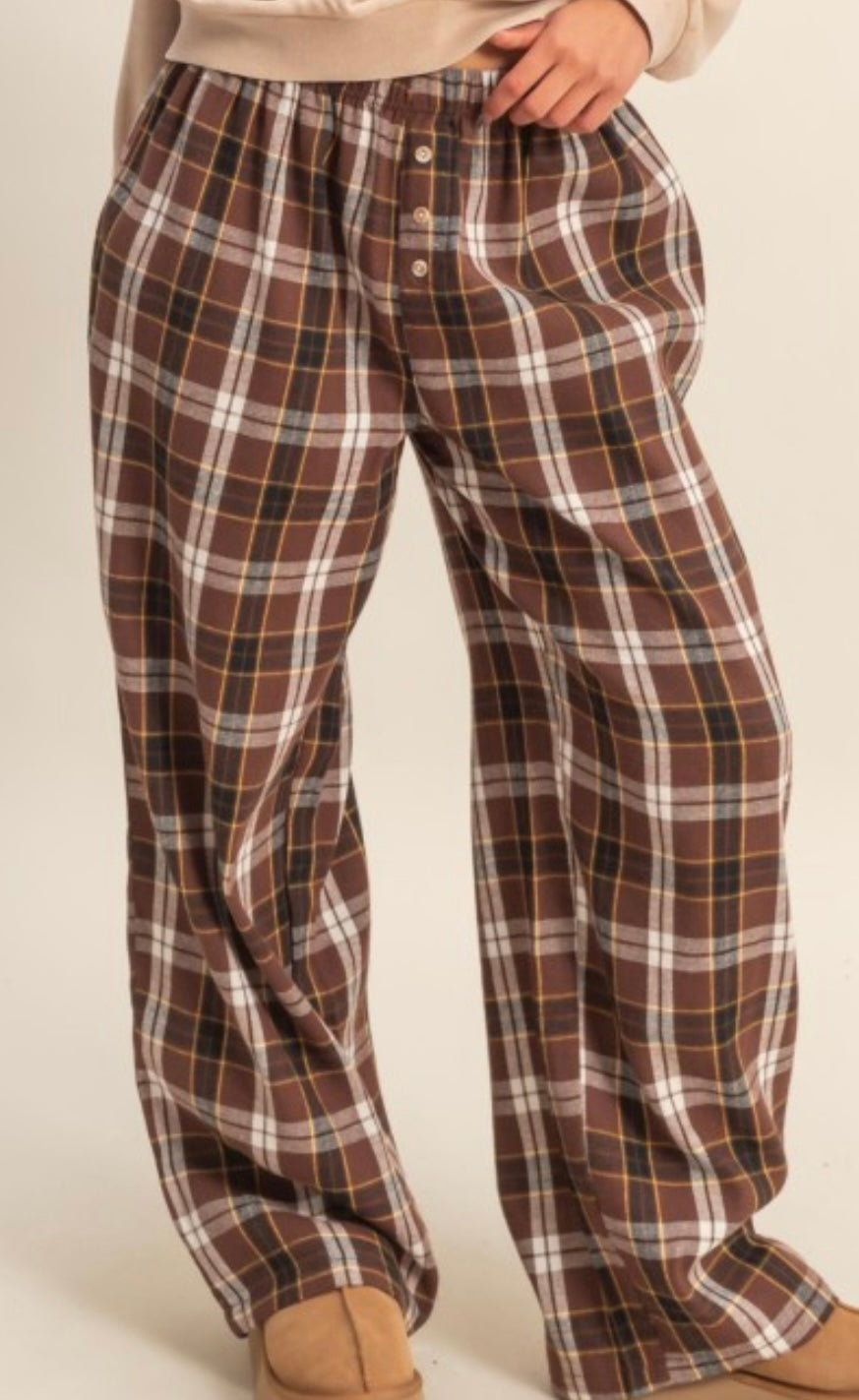 Flannel Plaid Pants