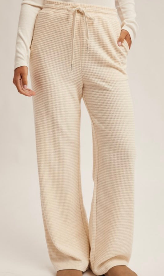 Waffle Knit Pants