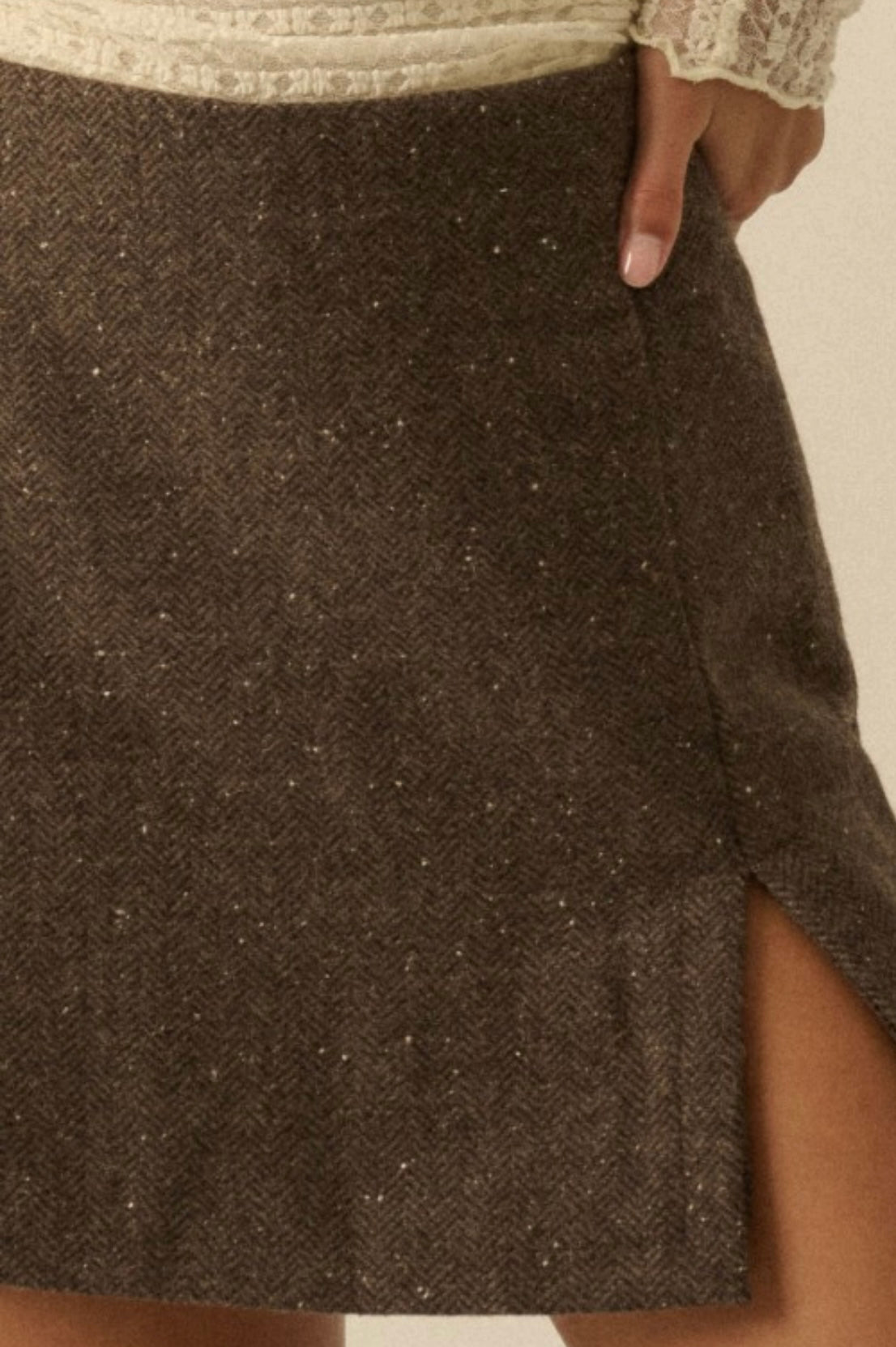 Tweed Skort