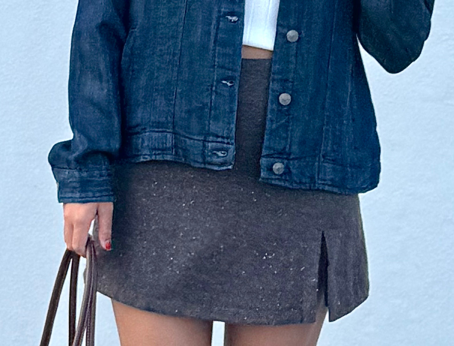 Tweed Skort