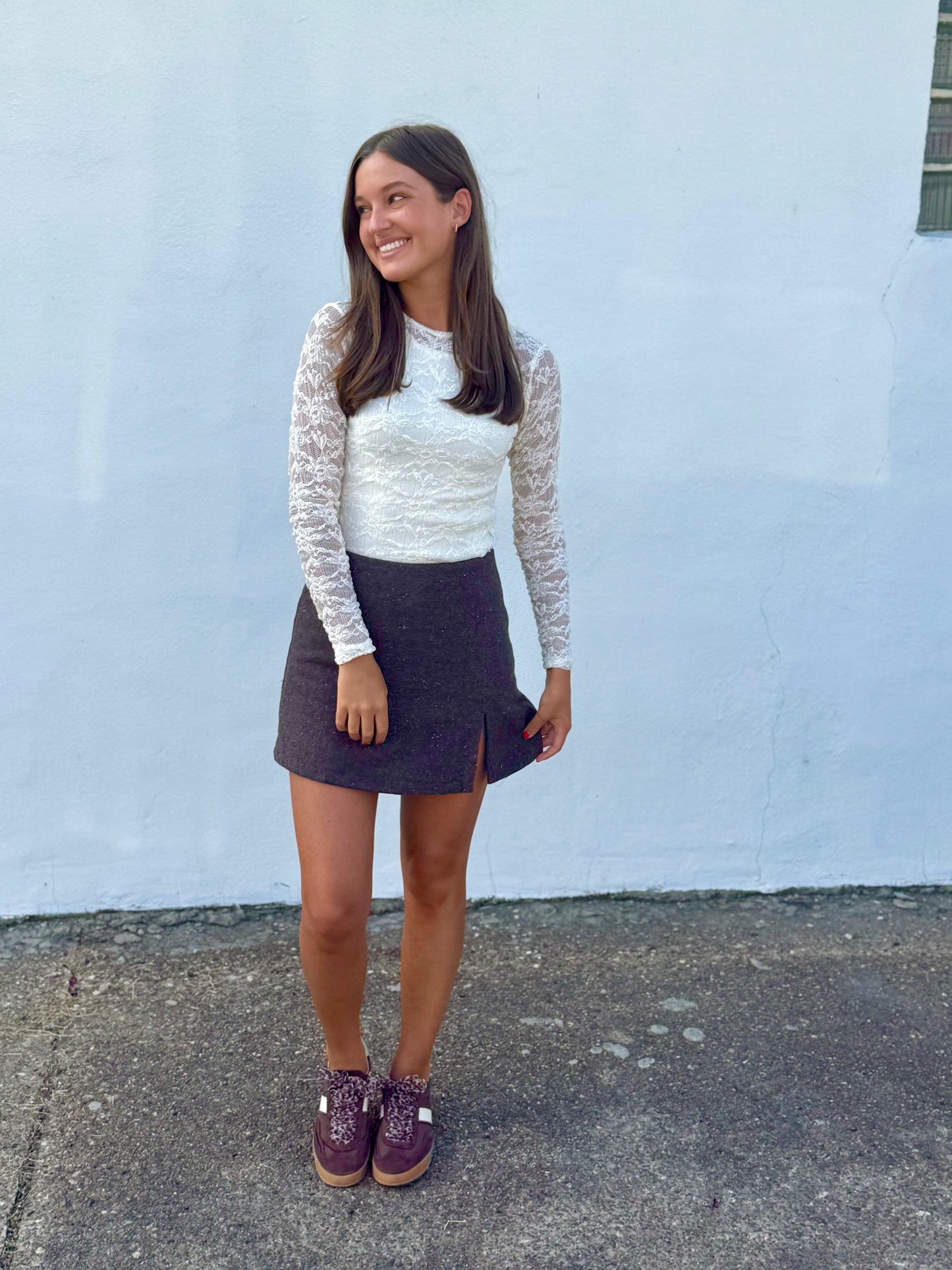 Tweed Skort