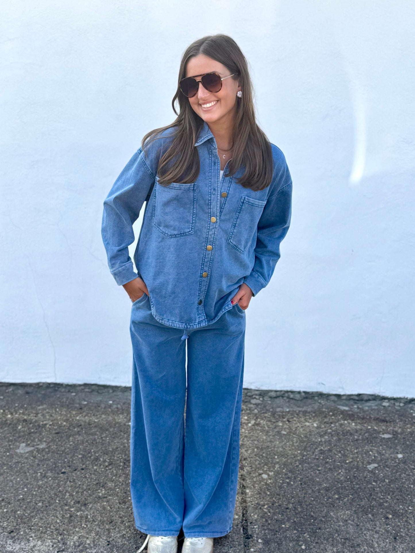 Washed Knit Pants